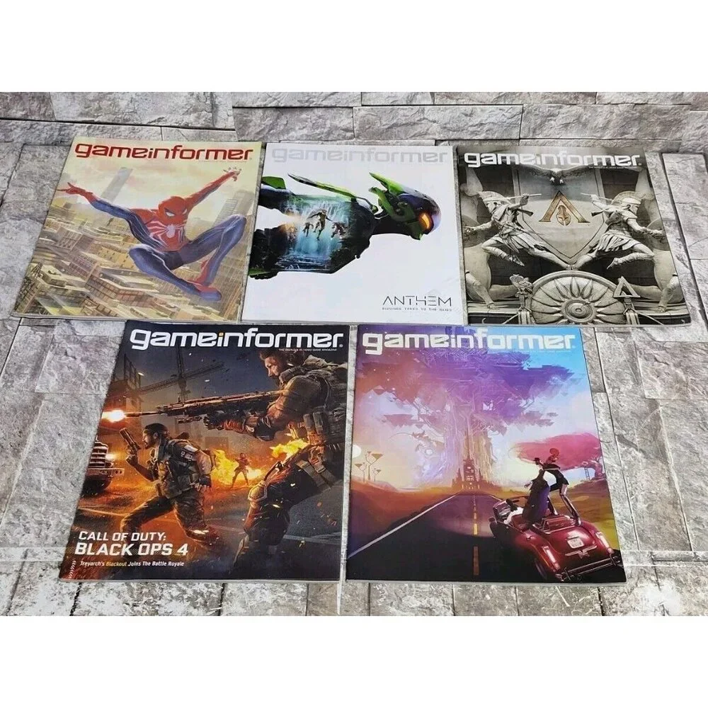 Lot Of 5 Game Informer Magazine Issues 301-303-305-306-307